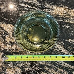 Green Glass Bowl
